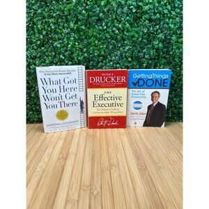Bundle Of 3 Leadership Management Books Effective Executive Getting Things Done
